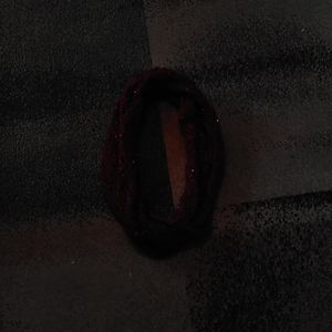 Purple scarf with glitter